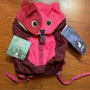 NWT Deuter Kikki Maroon Kids Backpack